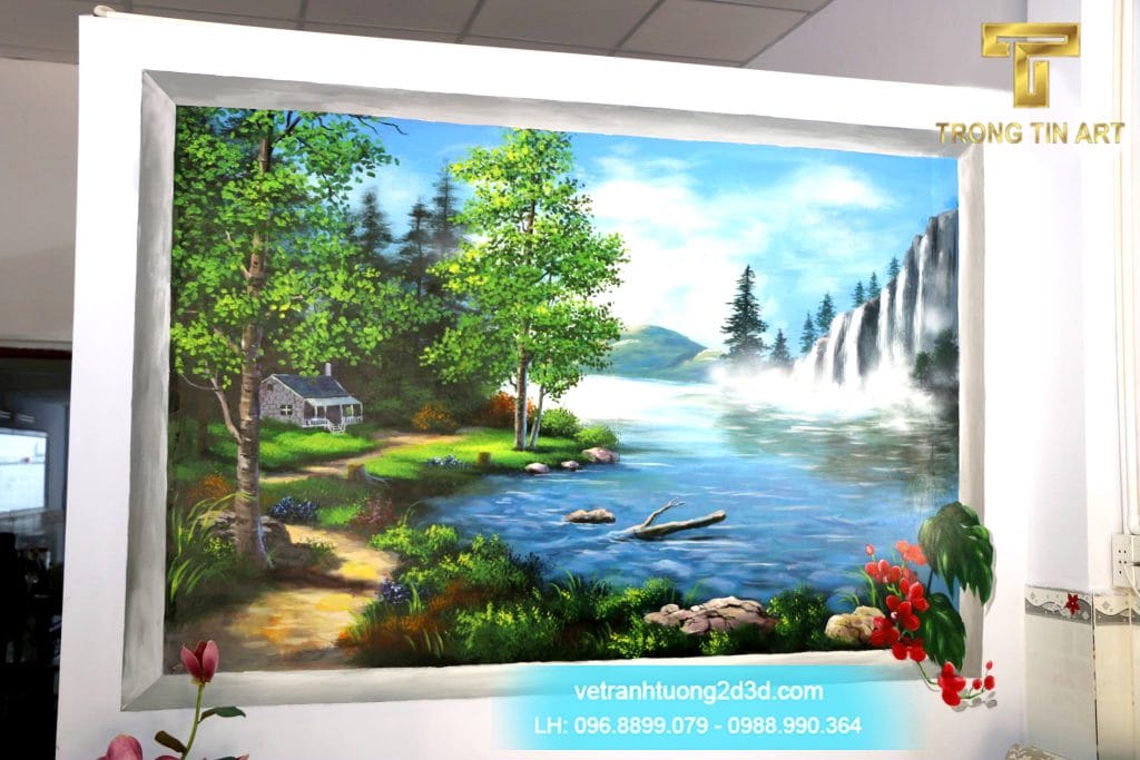 VẼ TRANH TƯỜNG 3D MỸ THUẬT TRỌNG TÍN ART