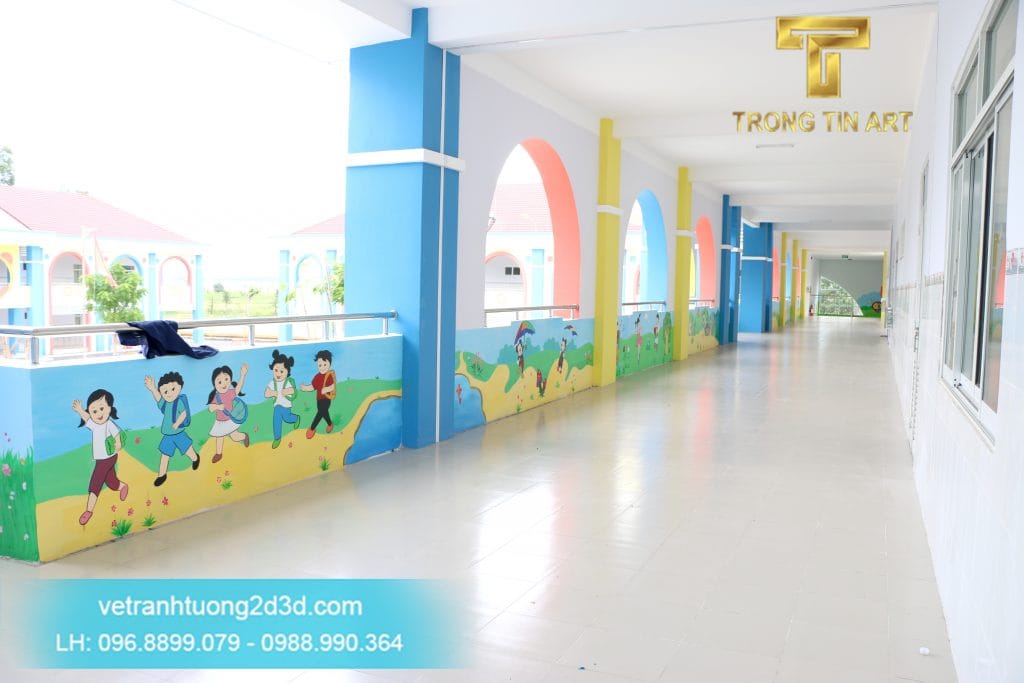 VẼ TRANH TƯỜNG 3D MỸ THUẬT TRỌNG TÍN ART