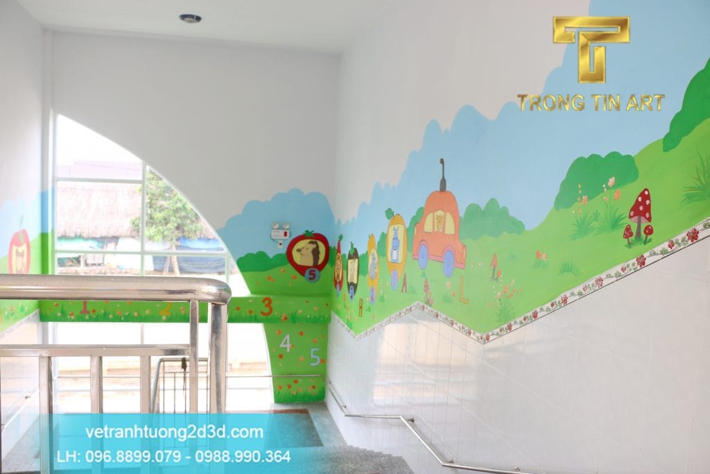 VẼ TRANH TƯỜNG 3D MỸ THUẬT TRỌNG TÍN ART