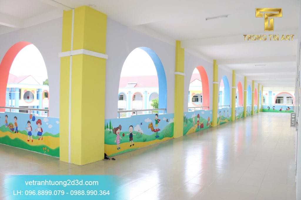 VẼ TRANH TƯỜNG 3D MỸ THUẬT TRỌNG TÍN ART