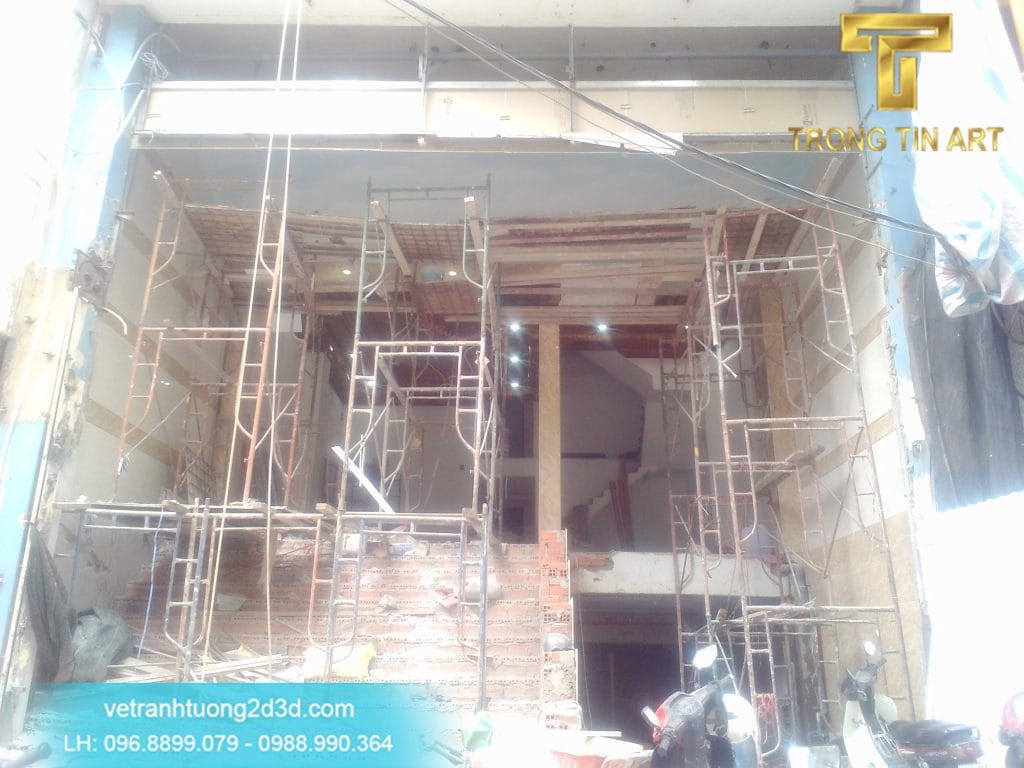 VẼ TRANH TƯỜNG 3D MỸ THUẬT TRỌNG TÍN ART