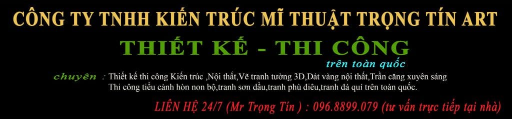 VẼ TRANH TƯỜNG 3D MỸ THUẬT TRỌNG TÍN ART