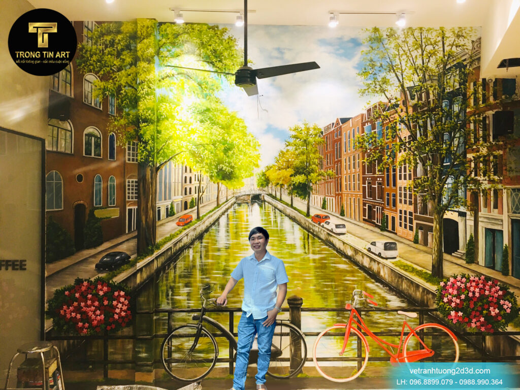 VẼ TRANH TƯỜNG 3D MỸ THUẬT TRỌNG TÍN ART
