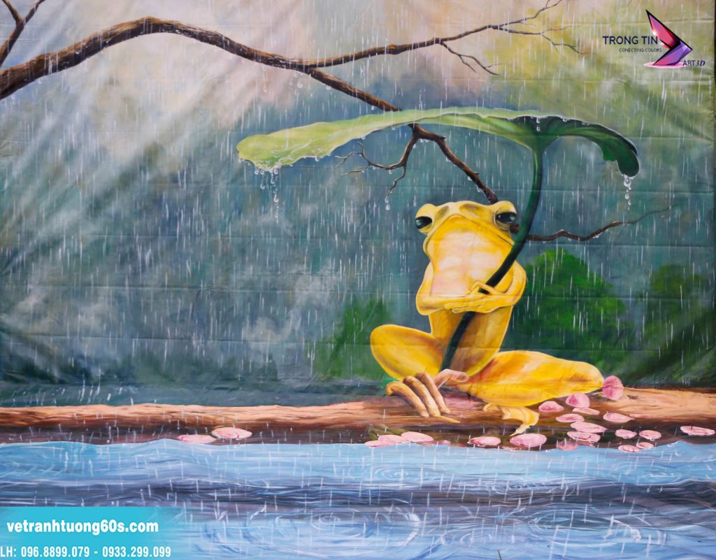 VẼ TRANH TƯỜNG 3D MỸ THUẬT TRỌNG TÍN ART