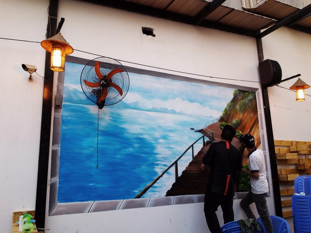 VẼ TRANH TƯỜNG 3D MỸ THUẬT TRỌNG TÍN ART