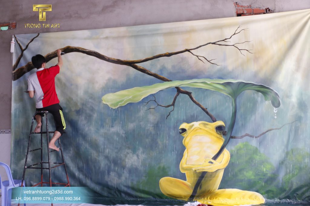 VẼ TRANH TƯỜNG 3D MỸ THUẬT TRỌNG TÍN ART
