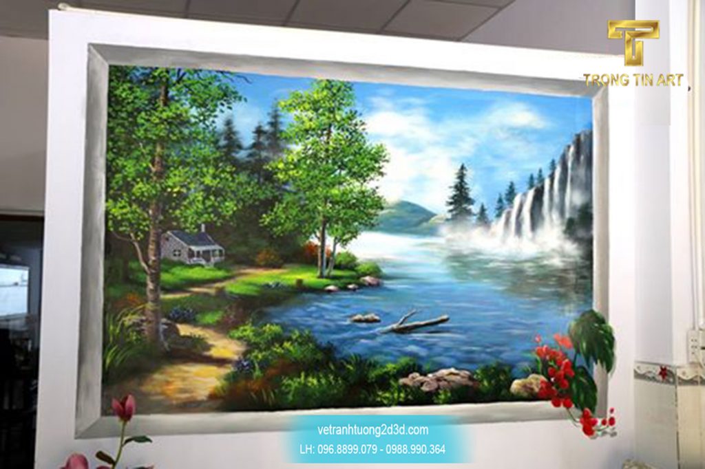 VẼ TRANH TƯỜNG 3D MỸ THUẬT TRỌNG TÍN ART