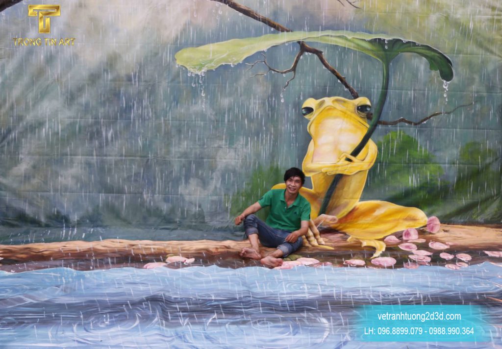 VẼ TRANH TƯỜNG 3D MỸ THUẬT TRỌNG TÍN ART