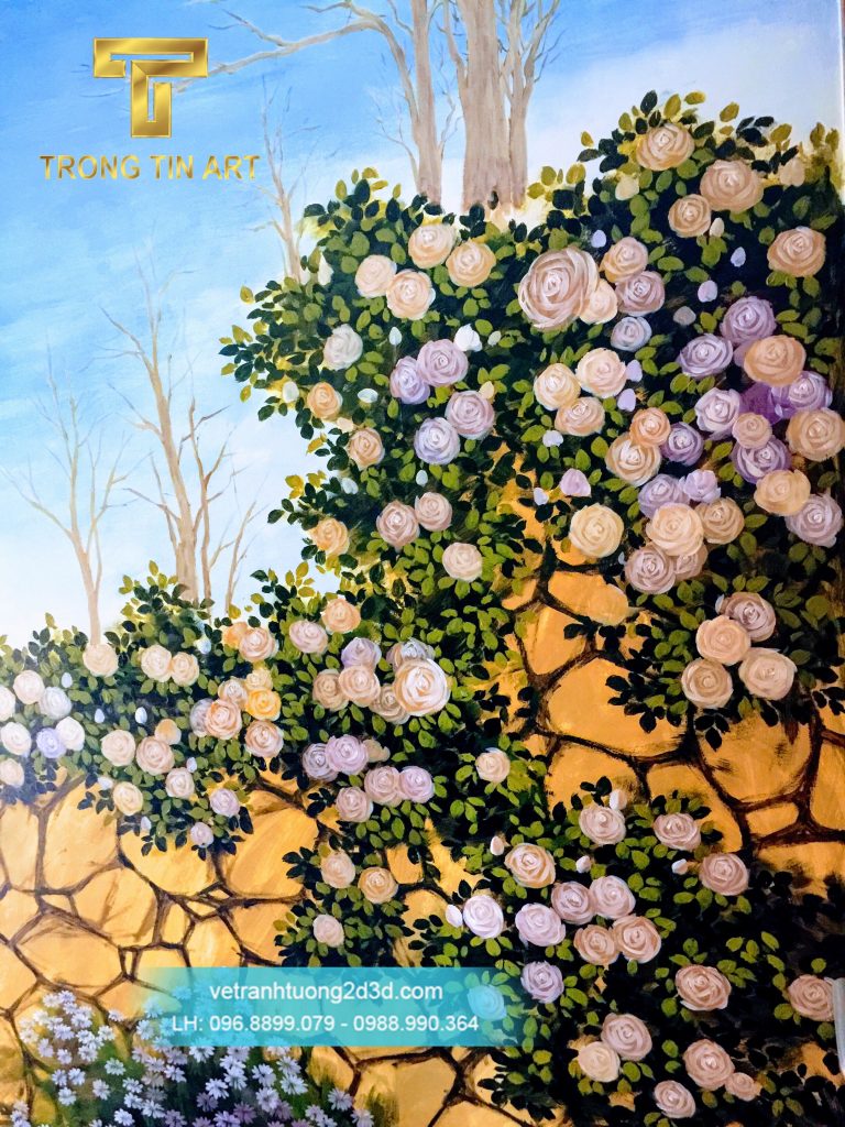 VẼ TRANH TƯỜNG 3D MỸ THUẬT TRỌNG TÍN ART