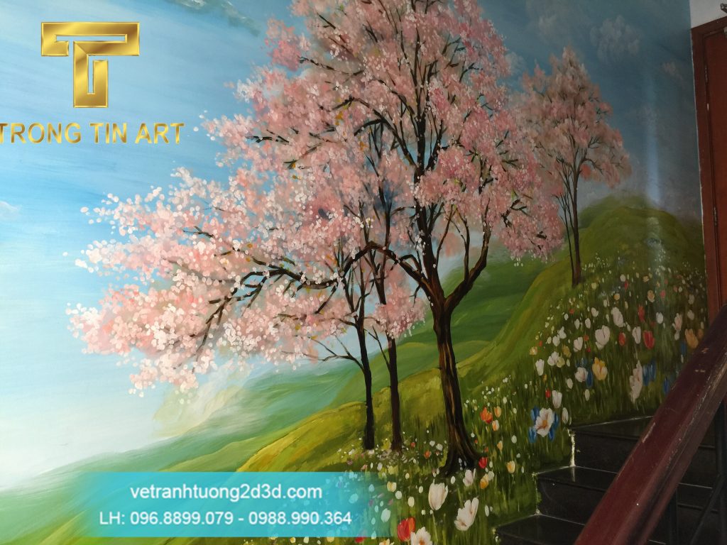 VẼ TRANH TƯỜNG 3D MỸ THUẬT TRỌNG TÍN ART