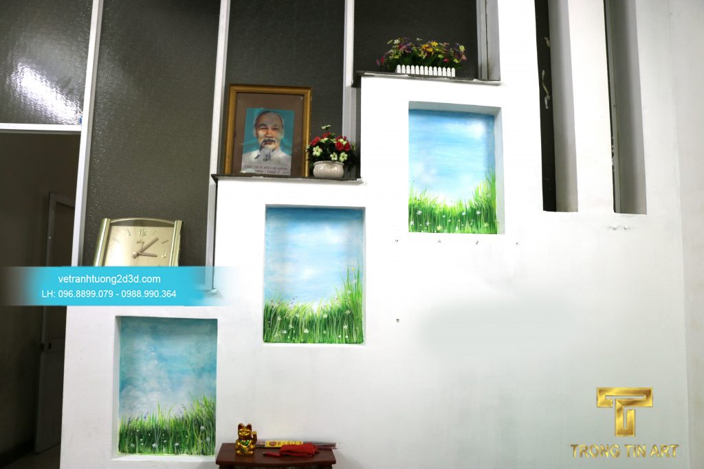 VẼ TRANH TƯỜNG 3D MỸ THUẬT TRỌNG TÍN ART