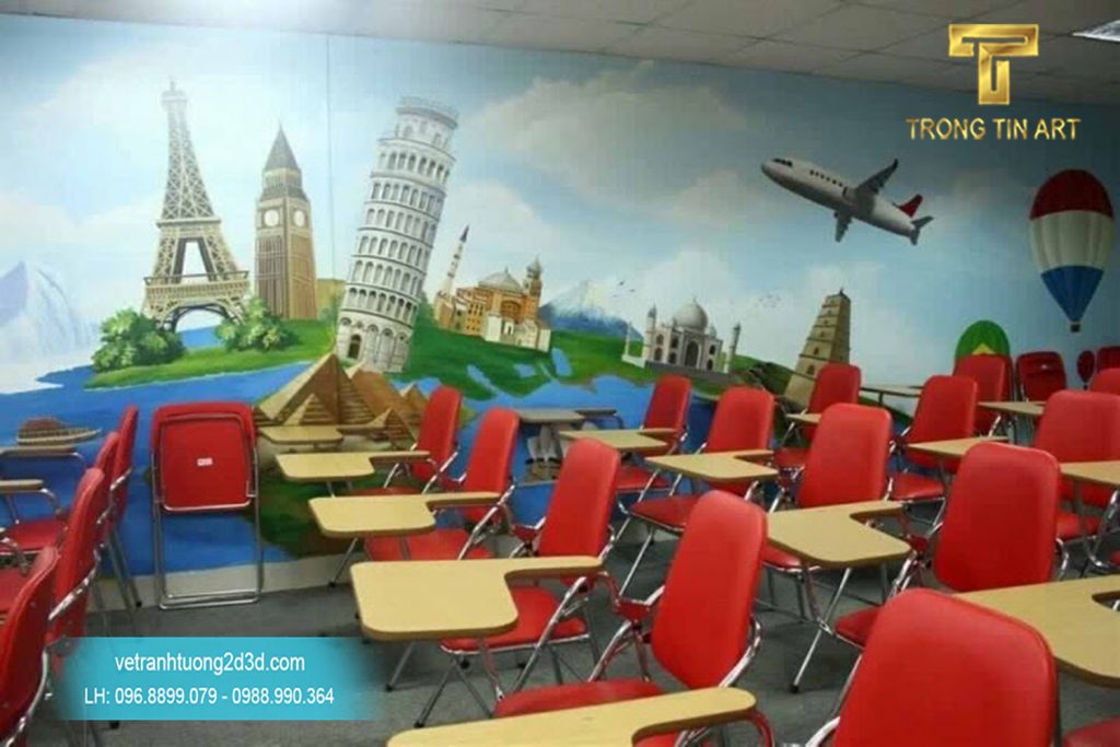VẼ TRANH TƯỜNG 3D MỸ THUẬT TRỌNG TÍN ART