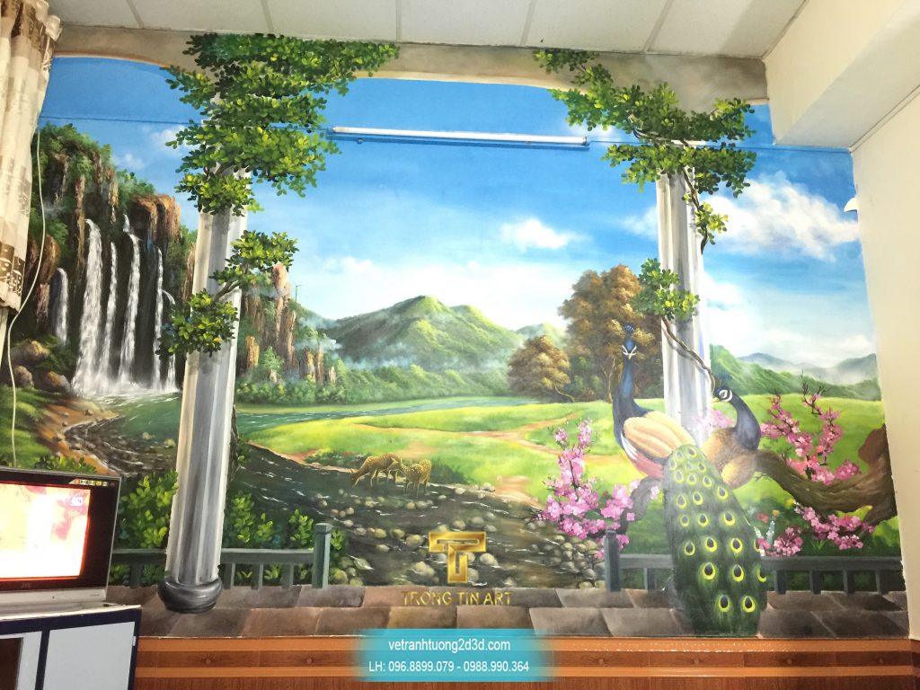 VẼ TRANH TƯỜNG 3D MỸ THUẬT TRỌNG TÍN ART