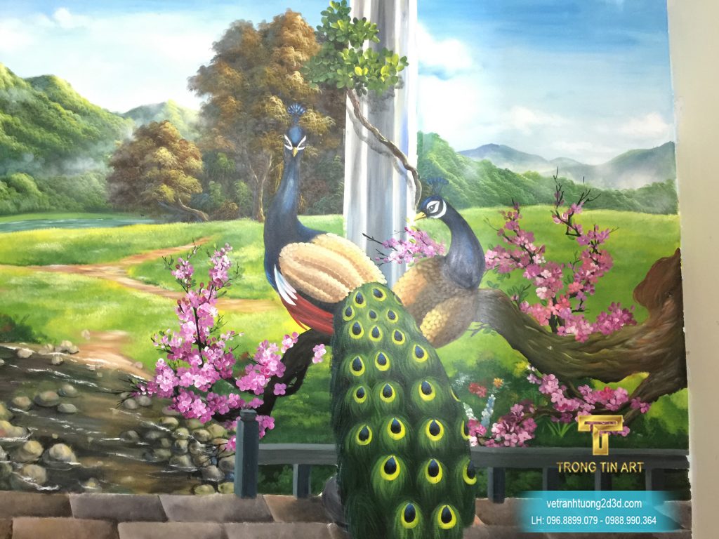 VẼ TRANH TƯỜNG 3D MỸ THUẬT TRỌNG TÍN ART