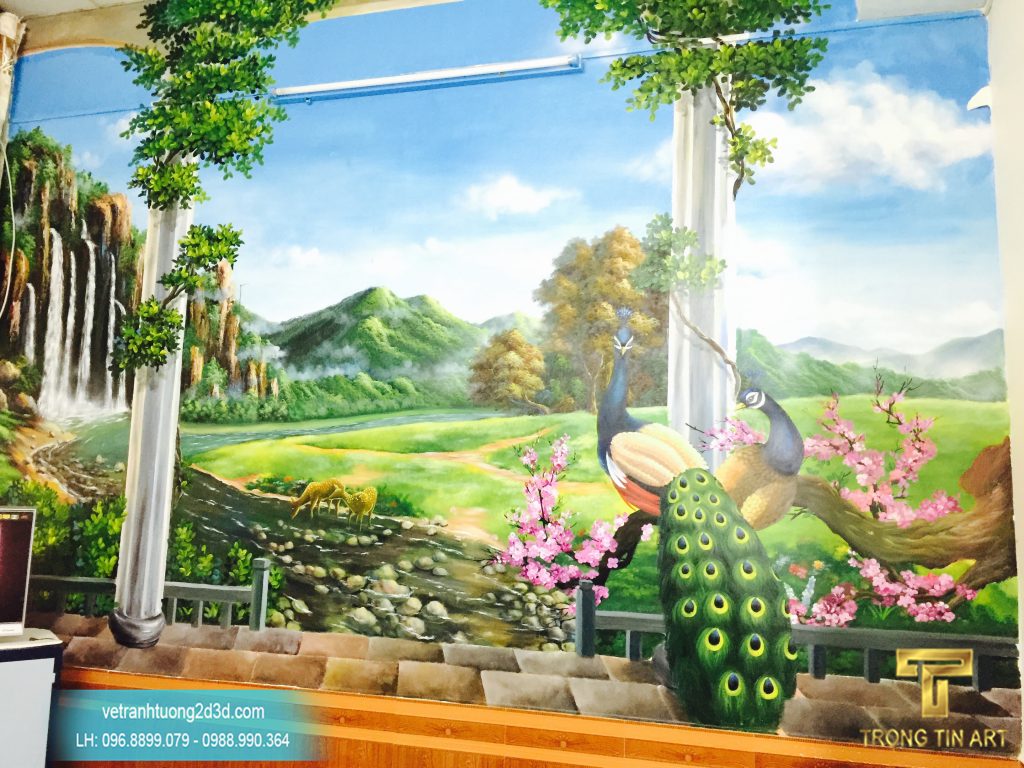 VẼ TRANH TƯỜNG 3D MỸ THUẬT TRỌNG TÍN ART