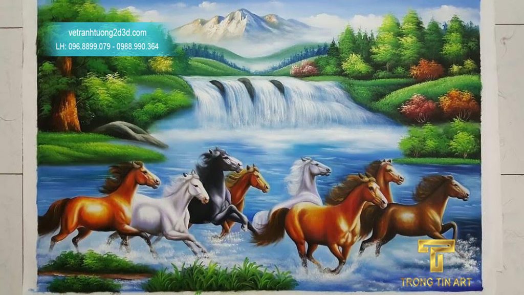 VẼ TRANH TƯỜNG 3D MỸ THUẬT TRỌNG TÍN ART