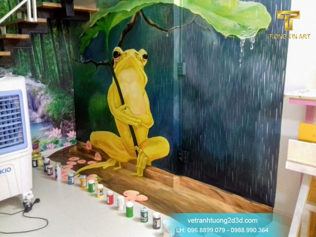 VẼ TRANH TƯỜNG 3D MỸ THUẬT TRỌNG TÍN ART