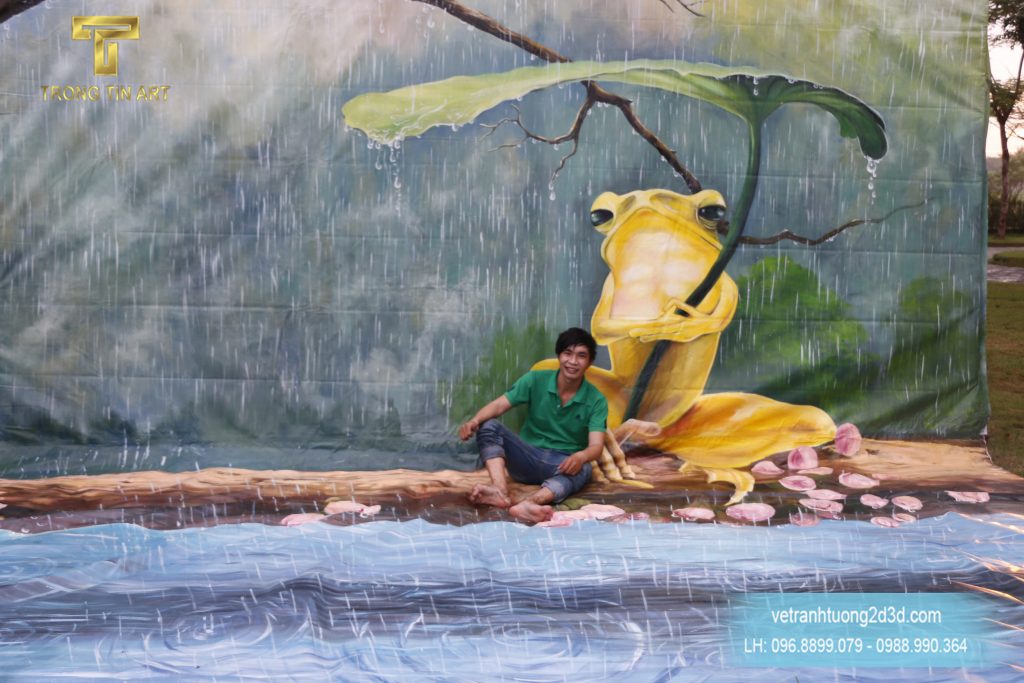 VẼ TRANH TƯỜNG 3D MỸ THUẬT TRỌNG TÍN ART