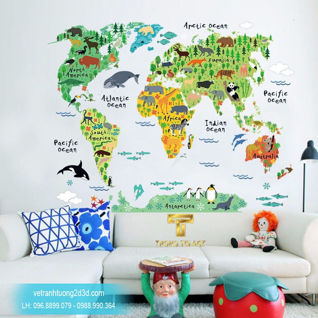 VẼ TRANH TƯỜNG 3D MỸ THUẬT TRỌNG TÍN ART