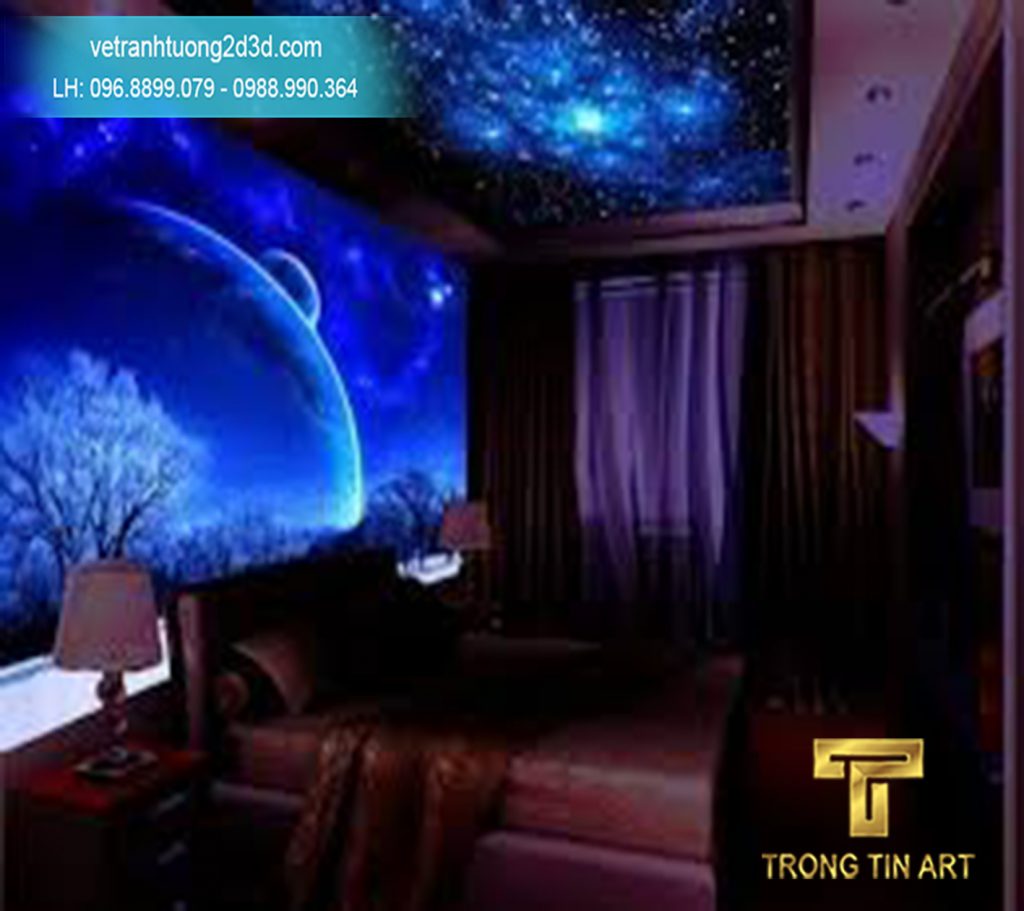VẼ TRANH TƯỜNG 3D MỸ THUẬT TRỌNG TÍN ART