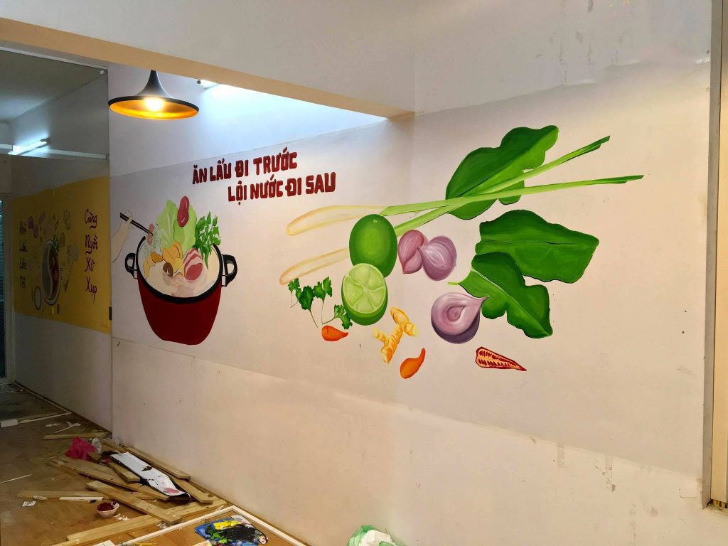 VẼ TRANH TƯỜNG 3D MỸ THUẬT TRỌNG TÍN ART