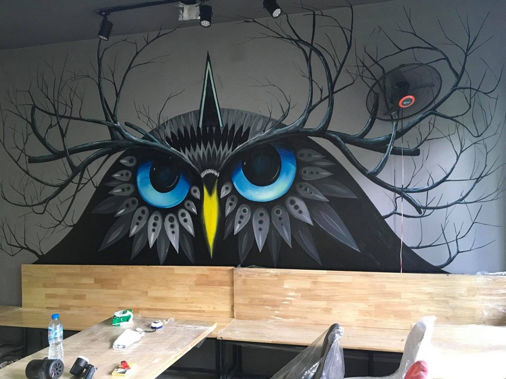 VẼ TRANH TƯỜNG 3D MỸ THUẬT TRỌNG TÍN ART