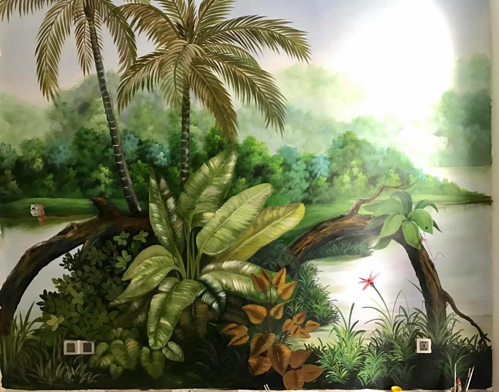 VẼ TRANH TƯỜNG 3D MỸ THUẬT TRỌNG TÍN ART