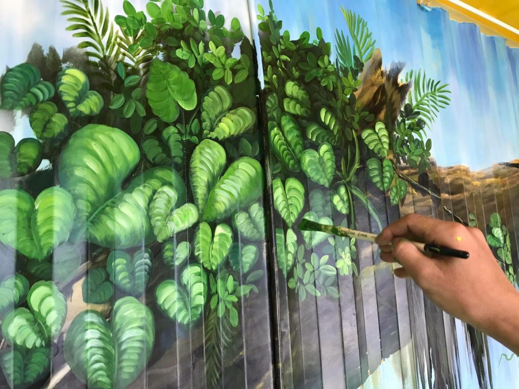 VẼ TRANH TƯỜNG 3D MỸ THUẬT TRỌNG TÍN ART