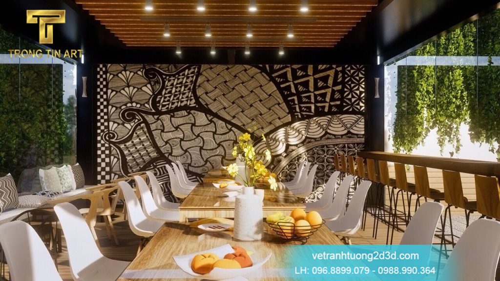 VẼ TRANH TƯỜNG 3D MỸ THUẬT TRỌNG TÍN ART