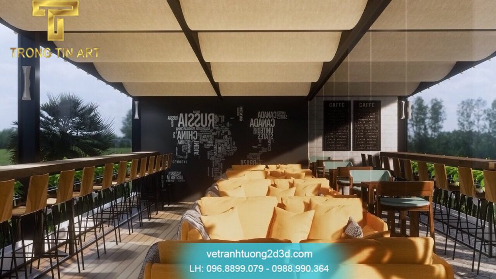 VẼ TRANH TƯỜNG 3D MỸ THUẬT TRỌNG TÍN ART
