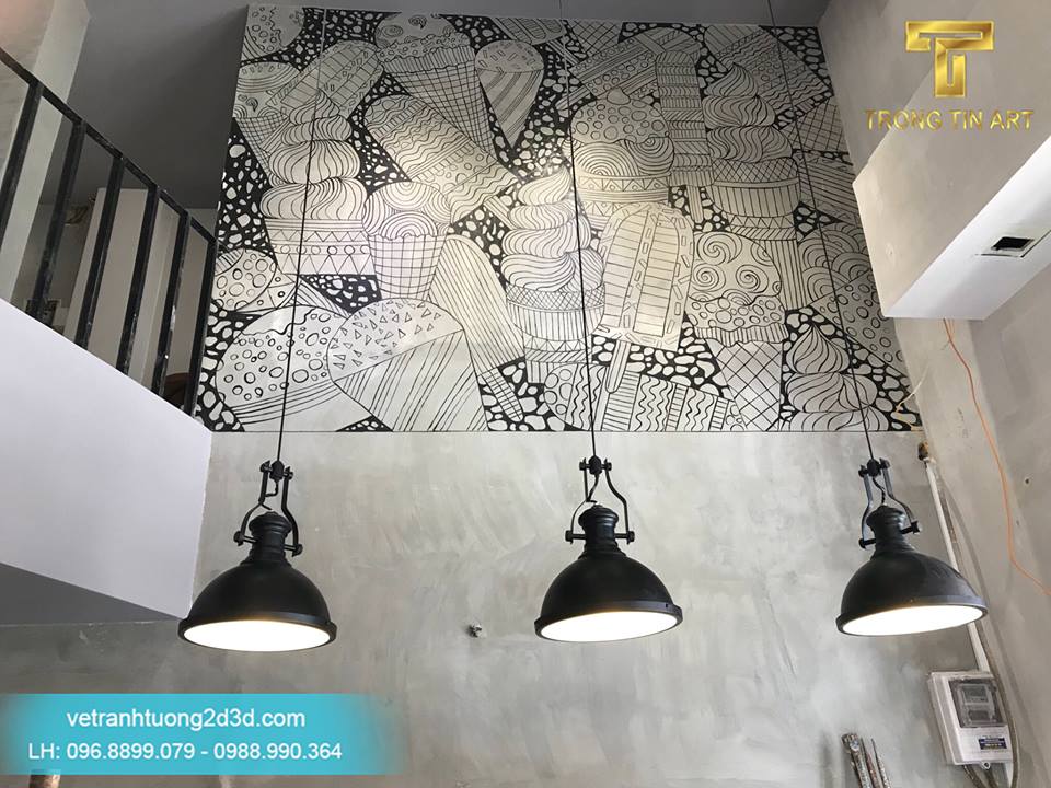 VẼ TRANH TƯỜNG 3D MỸ THUẬT TRỌNG TÍN ART