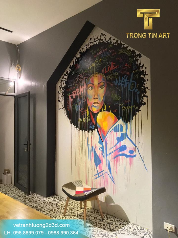 VẼ TRANH TƯỜNG 3D MỸ THUẬT TRỌNG TÍN ART