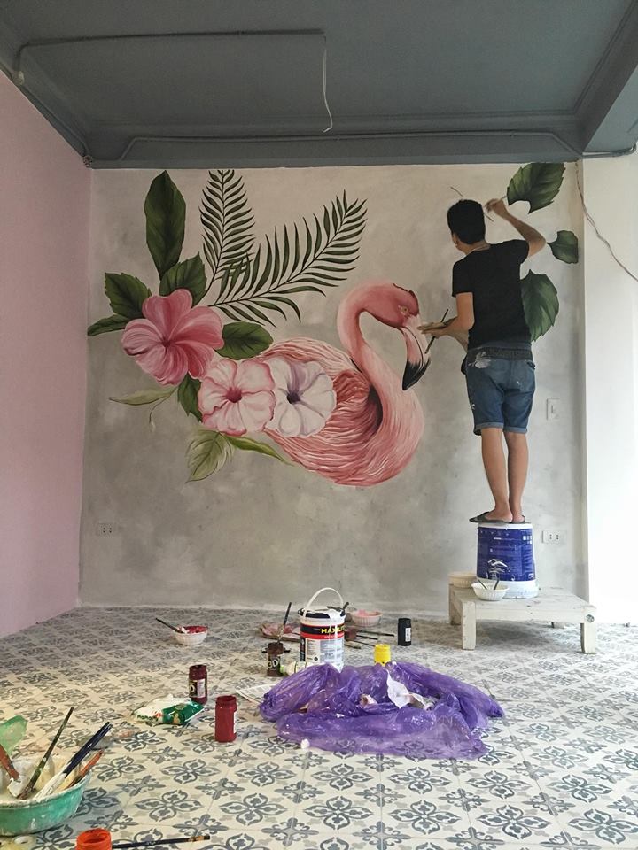 VẼ TRANH TƯỜNG 3D MỸ THUẬT TRỌNG TÍN ART