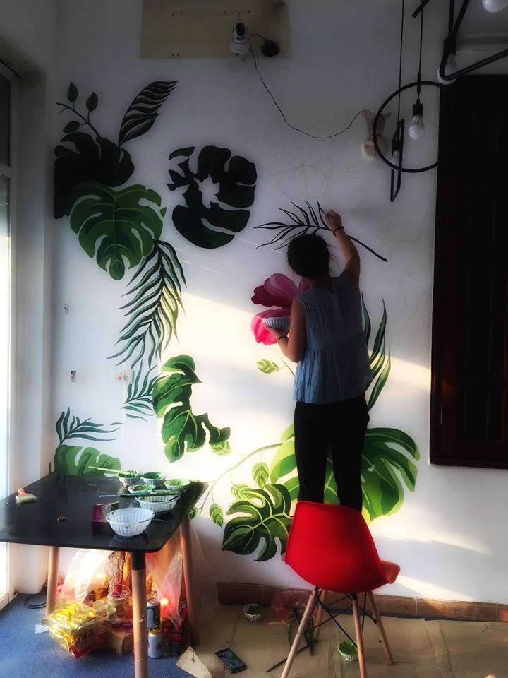 VẼ TRANH TƯỜNG 3D MỸ THUẬT TRỌNG TÍN ART