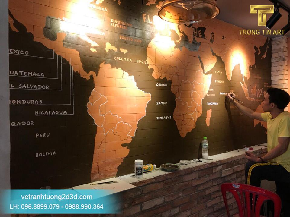 VẼ TRANH TƯỜNG 3D MỸ THUẬT TRỌNG TÍN ART