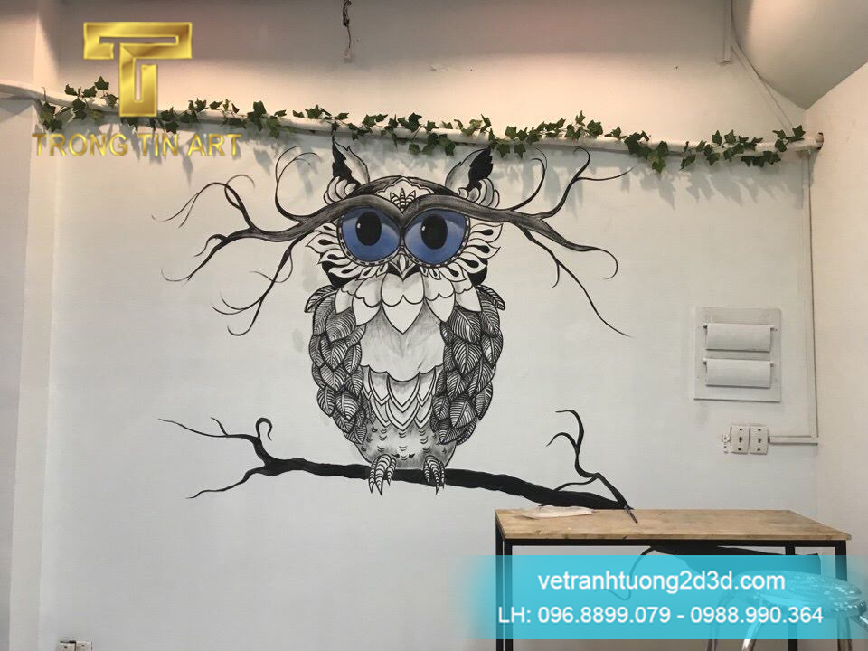 VẼ TRANH TƯỜNG 3D MỸ THUẬT TRỌNG TÍN ART