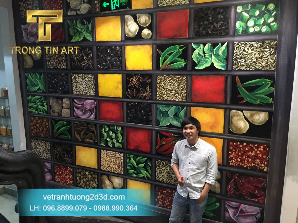 VẼ TRANH TƯỜNG 3D MỸ THUẬT TRỌNG TÍN ART