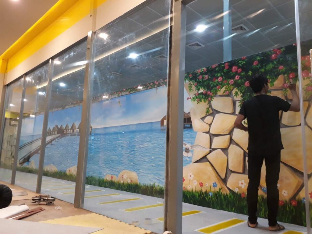 VẼ TRANH TƯỜNG 3D MỸ THUẬT TRỌNG TÍN ART