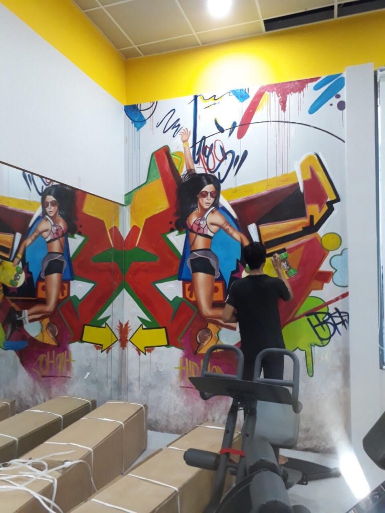 VẼ TRANH TƯỜNG 3D MỸ THUẬT TRỌNG TÍN ART