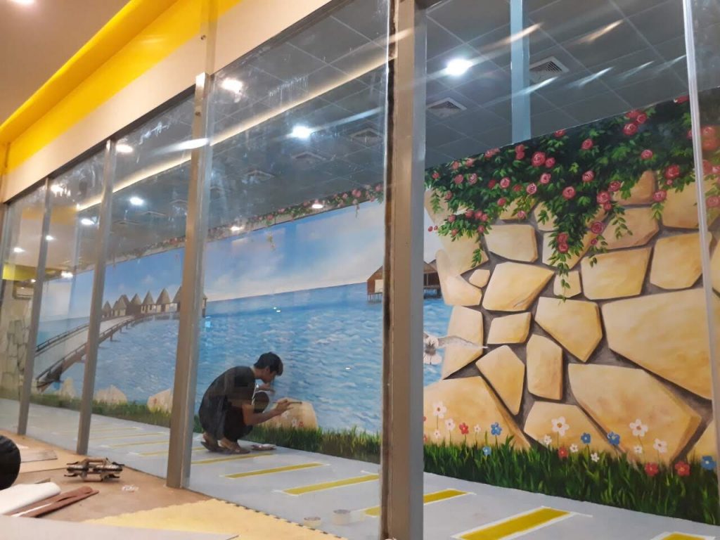 VẼ TRANH TƯỜNG 3D MỸ THUẬT TRỌNG TÍN ART