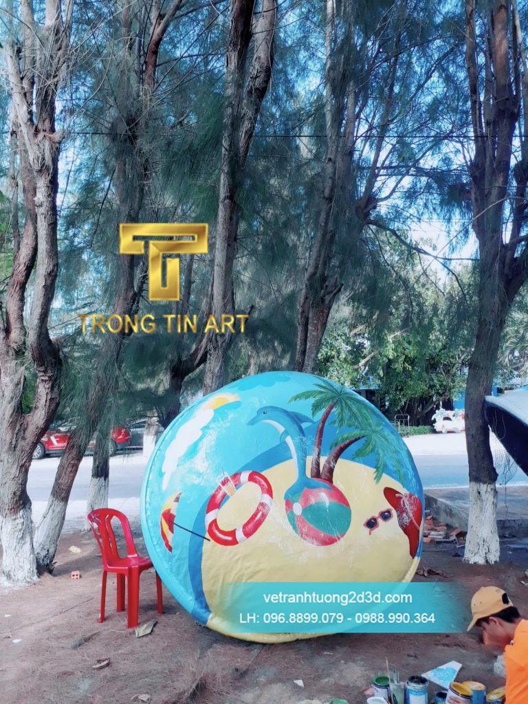 VẼ TRANH TƯỜNG 3D MỸ THUẬT TRỌNG TÍN ART