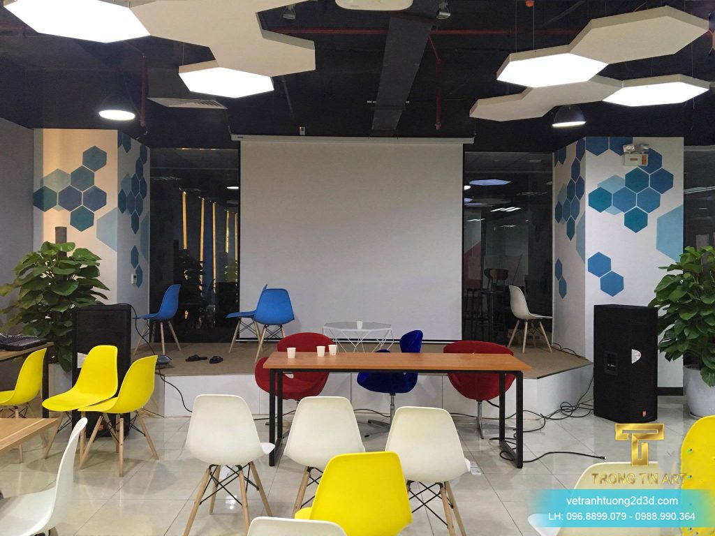 VẼ TRANH TƯỜNG 3D MỸ THUẬT TRỌNG TÍN ART