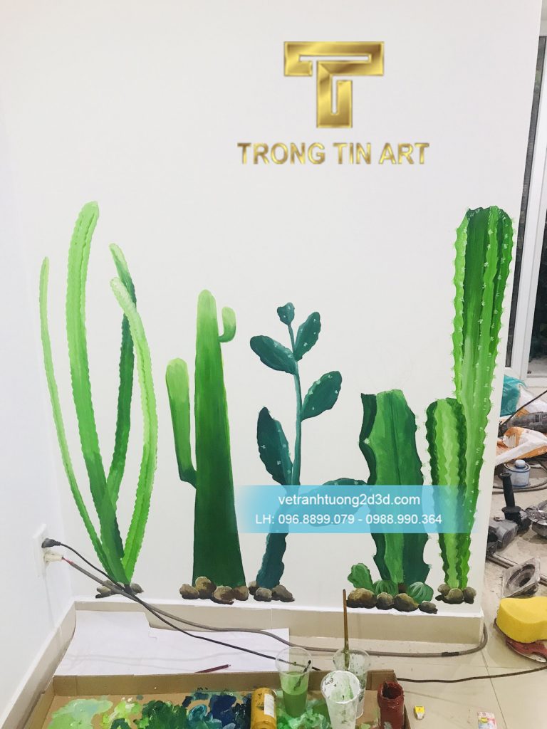 VẼ TRANH TƯỜNG 3D MỸ THUẬT TRỌNG TÍN ART