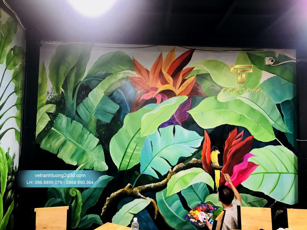 VẼ TRANH TƯỜNG 3D MỸ THUẬT TRỌNG TÍN ART