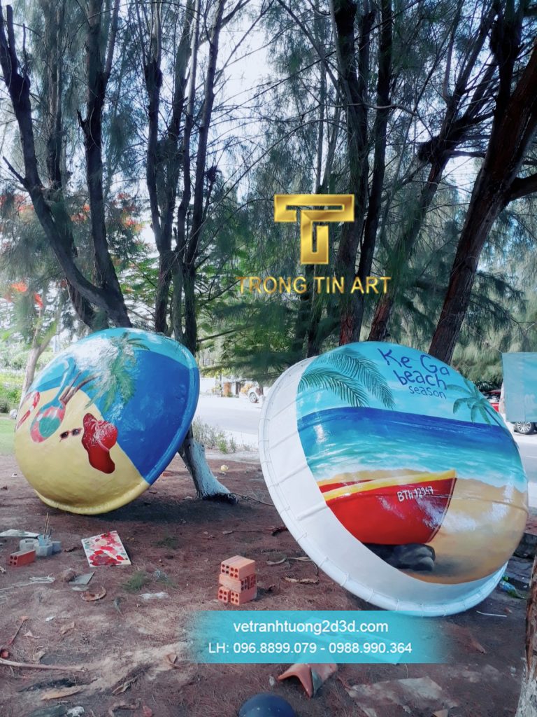 VẼ TRANH TƯỜNG 3D MỸ THUẬT TRỌNG TÍN ART