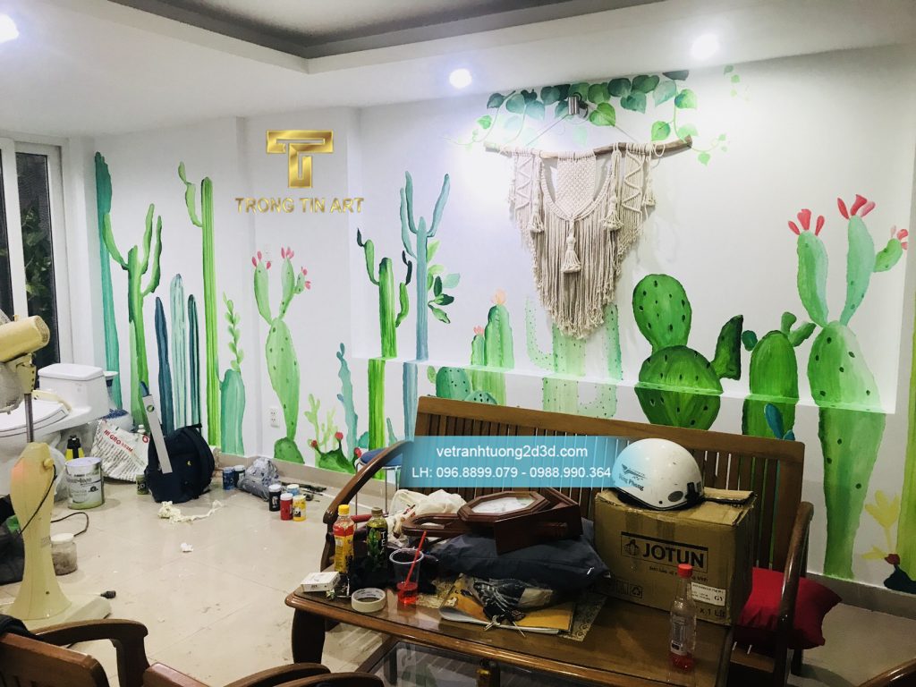 VẼ TRANH TƯỜNG 3D MỸ THUẬT TRỌNG TÍN ART