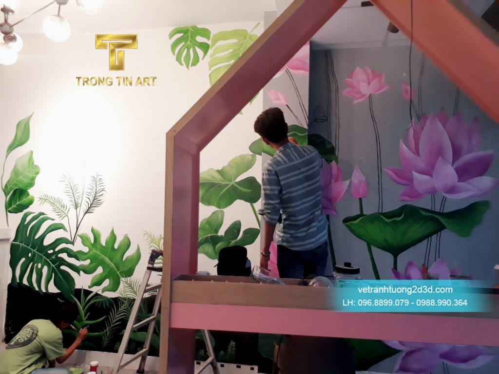 VẼ TRANH TƯỜNG 3D MỸ THUẬT TRỌNG TÍN ART