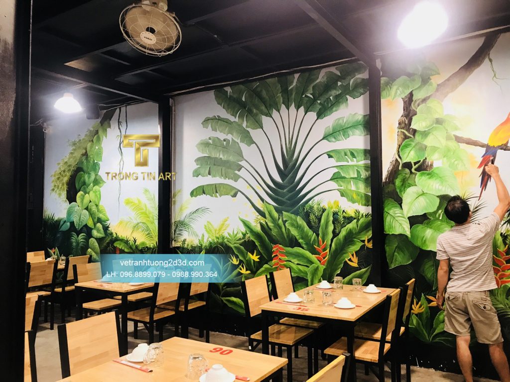 VẼ TRANH TƯỜNG 3D MỸ THUẬT TRỌNG TÍN ART