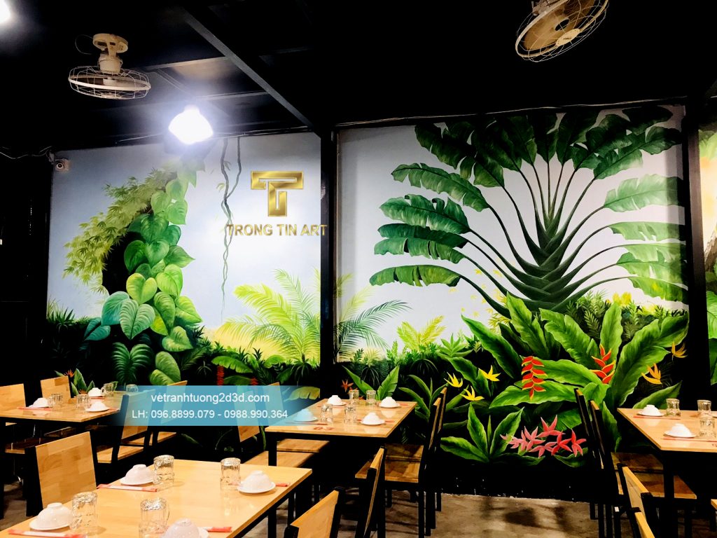 VẼ TRANH TƯỜNG 3D MỸ THUẬT TRỌNG TÍN ART