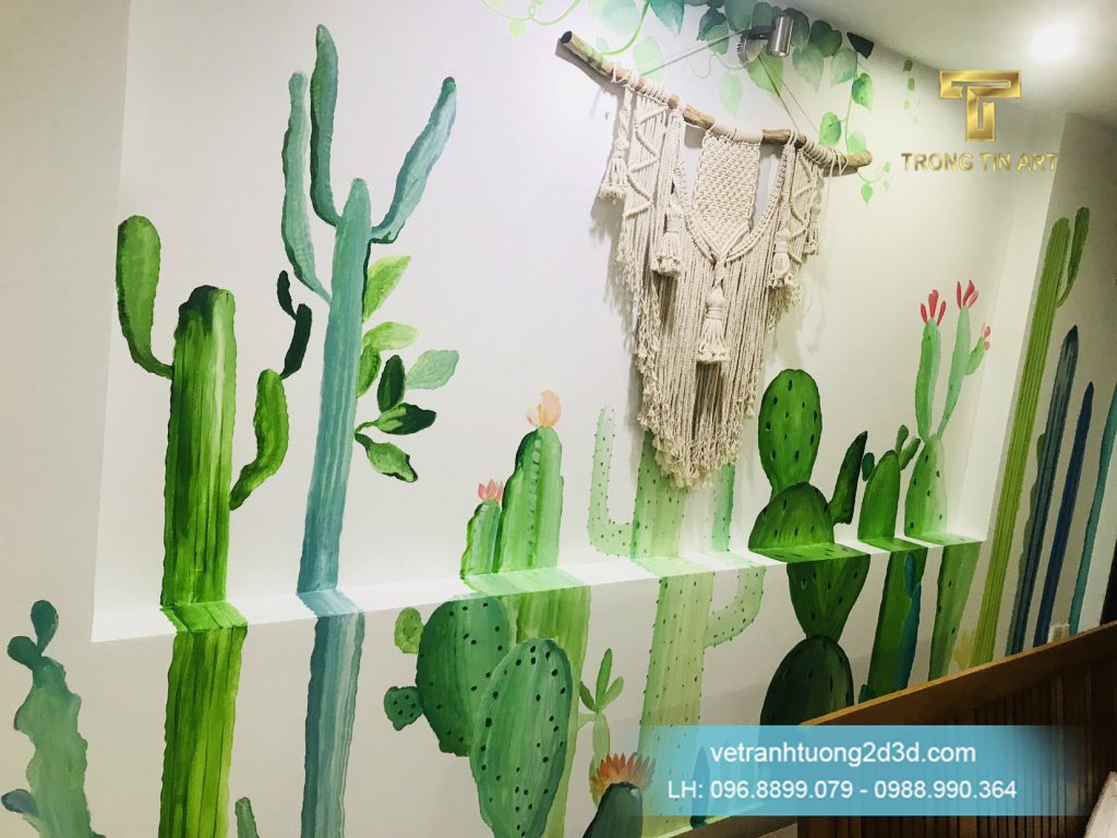 VẼ TRANH TƯỜNG 3D MỸ THUẬT TRỌNG TÍN ART